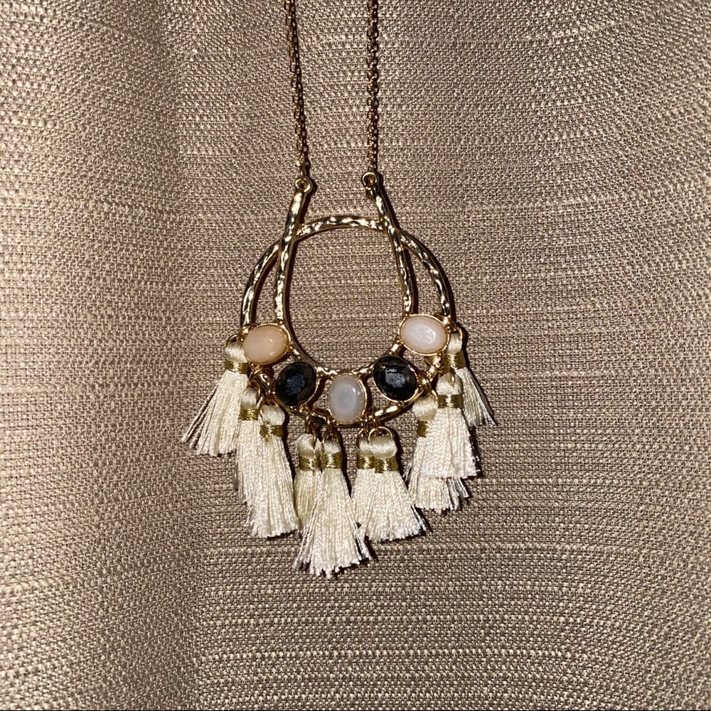 Long length statement necklace
